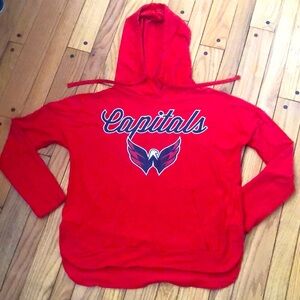 EUC Washington Capitals Caps Hockey NHL Hoodie Red S. 🏒🥅🏒